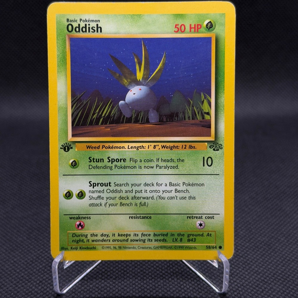 Oddish 1999 Jungle #58 1st Edition Common Non Holo LP